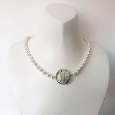 Naszyjnik Miętówka w Perłach