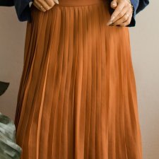 morelowa spódnica midi M