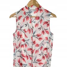 VRS bluzka damska mgiełka kwiaty floral  36 S