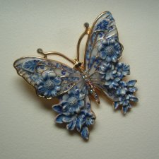 EMALIOWANA BROSZKA MOTYL