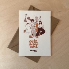 Kartka Girl Power