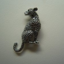 PIĘKNA BROSZKA GEPARD