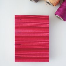 Notes - czerwony bordowy - w 100% ręcznie wykonany - szkicownik notatnik