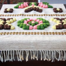 Kilim 3D makatka Bąblowa