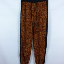 Cienkie spodnie panterka lampasy 10 / 38