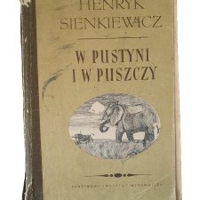 Stara książka "W Pustyni i w Puszczy" 1965