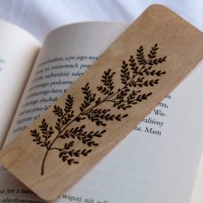 Drewniana zakładka do książki