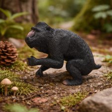 Realistyczna figurka czarnego makaka