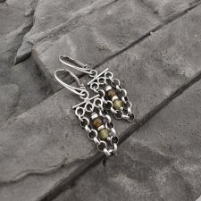 Kolczyki srebrne Iris