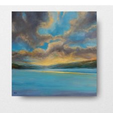 Wschód słońca - obraz akrylowy formatu 60/60 cm