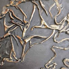 ELEGANCJA I MINIMALIZM - OBRAZ STRUKTURALNY Z TEKSTURĄ 3D