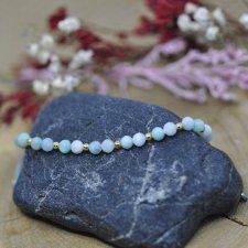 Bransoletka z kamieniem naturalnym - Amazonit