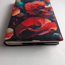 Otulacz na książkę - maki