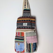plecak konopny hemp etno | indie | boho patchwork