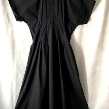 Sukienka czarna szmizjerka maxi M ZARA