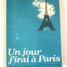 "Un Jour, J’irai A Paris" Alfons Zarach Podręcznik vintage do nauki francuskiego