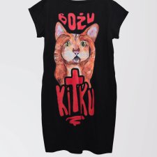 Sukienka / Tunika - Bożu Kitku /  rozmiar XL / czarna