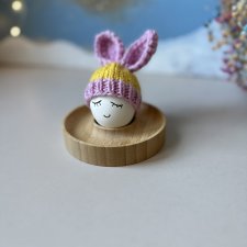 Czapeczka z uszami zająca na jajka wielkanocne - 1 szt.