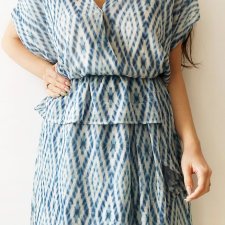 Wzorzysta sukienka nowa XS/S