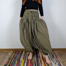 haremki paski - khaki ii | nepal | bawełna | etno