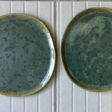 Duże talerze ręcznie robione