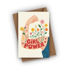 KARTKA DLA DZIEWCZYNY- GIRL POWER