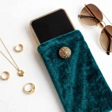 WELUROWE ETUI NA TELEFON case komórka velvet