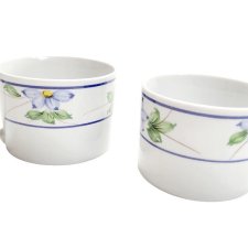 ROYAL NORFOLK vintage filiżanki kwiaty 2szt