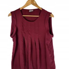 VERO MODA bordowa bluzka damska 40 L