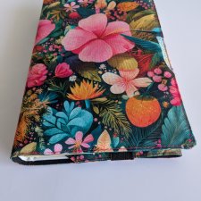 Etui na książkę - kwiaty