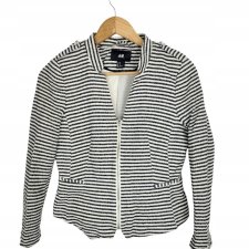 H&M marynarka damska żakiet paski złota nić 38 M