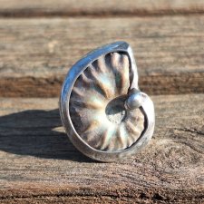 Amonit - pierścionek regulowany