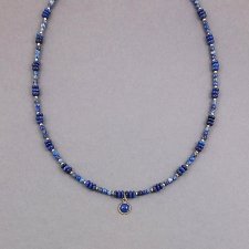 Naszyjnik z lapis lazuli