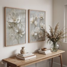 ZESTAW PLAKATÓW 2cz 30x40 cm Kwiaty  (set246)