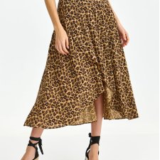 NOWA 100% WISKOZA - SPÓDNICA W PANTERKĘ