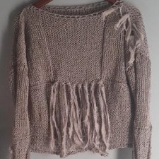 Kolczuga knitwear len handmade