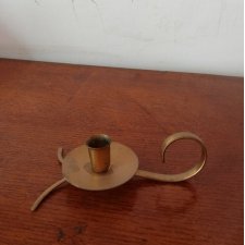 VINTAGE ŚWIECZNIK KAGANEK MOSIĄDZ