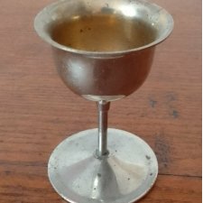 VINTAGE ZABYTKOWY METALOWY KIELISZEK - B. Otto z Hildesheim