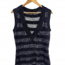 LAST WOMAN pulower kamizelka JEDWAB WEŁNA 38/40 ML