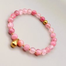 Bransoletka z naturalnych kamieni.