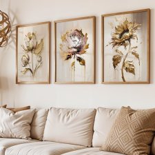 ZESTAW PLAKATÓW 40x50 cm Kwiaty (set248)