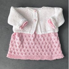 Komplet niemowlęcy "Różowa kokardka"