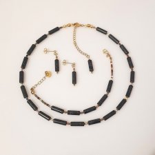 Naszyjnik z Czarnym Jaspisem Colors in Black