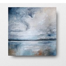 Pejzaż  -  akwarela