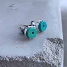 Kolczyki Z Zielonym Turkusem