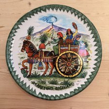 Kolekcjonerski sycylijski talerz