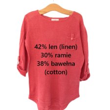 exclusive linen&ramie blouse
