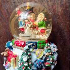 VINTAGE KULA ŚNIEŻNA MIKOŁAJ