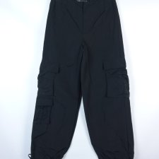 Zara cargo spodnie bojówki nylon ortalion / XS