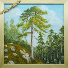 POMYSŁ NA SPERSONALIZOWANY PREZENT - OBRAZ Z RAMĄ I INSPIRUJĄCYM MOTTEM MOTYWACYJNYM - POCZUJ ZAPACH LASU WE WŁASNYCH WNĘTRZACH